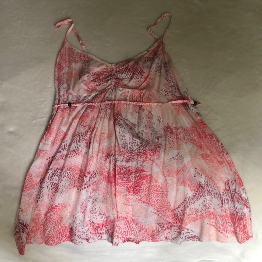 Motherhood Maternity Pink Patterned Tank Top